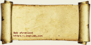 Jesenka Jakupi vizit kartica